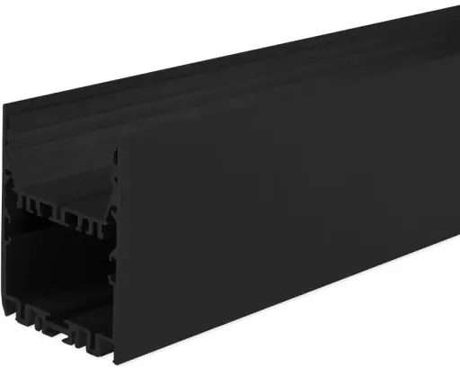 Finale Aktion ISOLED LED Leuchtenprofil LAMP40 Up+Down Aluminium schwarz pulverbeschichtet