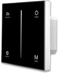 Echt ISOLED Sys-Pro 1 Zone Touch Funk-Dimmer 230V schwarz, 360VA, Phasenan-/Abschnitt wählbar