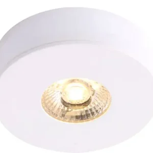 Ausverkauf ISOLED LED Ein- und Unterbauleuchte MiniAMP weiß, 3W, 24V DC, neutralweiß, dimmbar