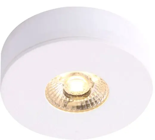 Ausverkauf ISOLED LED Ein- und Unterbauleuchte MiniAMP weiß, 3W, 24V DC, neutralweiß, dimmbar