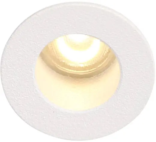 ISOLED LED Einbauleuchte MiniAMP weiß, 1W, 24V DC, neutralweiß, rückversetzt, dimmbar Top-Seller