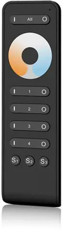 Sonderangebot ISOLED Sys-Pro weißdynamische 4 Zonen Fernbedienung mit 3 Szenenspeicher