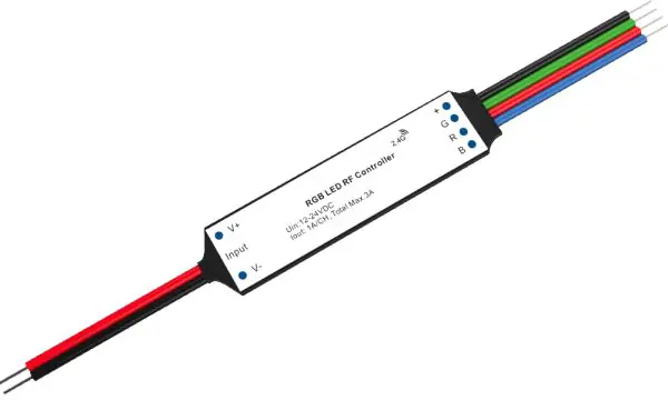 ISOLED Sys-Pro RGB Funk Mesh PWM-Controller Mini, 3 Kanal, 12-24V DC 3x1A Kostenfreie Lieferung