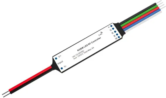 Neu Im Sortiment ISOLED Sys-Pro RGB+W Funk Mesh PWM-Controller Mini, 4 Kanal, 12-24V DC 4x1A