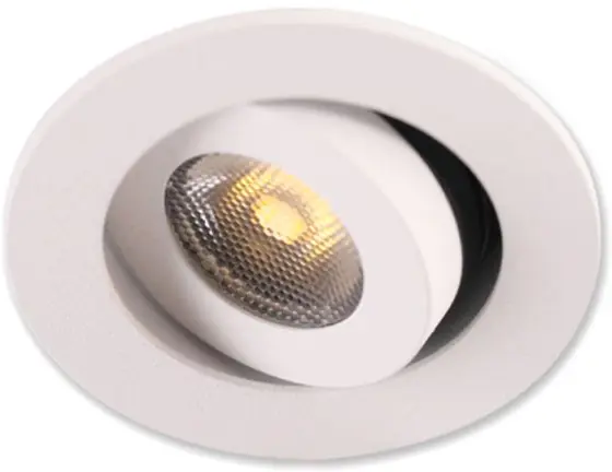 Wochenendangebot ISOLED LED Einbauleuchte MiniAMP weiß, 3W, 24V DC, warmweiß, dimmbar