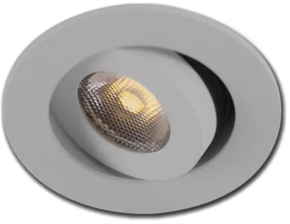 Sale ISOLED LED Einbauleuchte MiniAMP alu gebürstet, 3W, 24V DC, neutralweiß, dimmbar