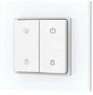 Sichere Zahlung ISOLED Sys-Pro SingleColor 1 Zonen Aufputz-Tast-Fernbedienung mit 1 Szenenspeicher und Batterie