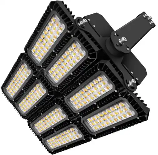 ISOLED LED Flutlicht 900W, 130x40° asymmetrisch, variabel, 1-10V dimmbar, neutralweiß, IP66 Kostenloser Rückversand
