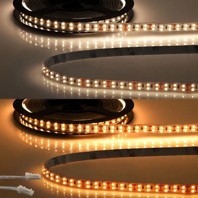 ISOLED LED CRI919/940 MiniAMP Flexband, 24V, 20W, weißdynamisch, 500cm, beidseitiges Kabel mit Top-Angebot
