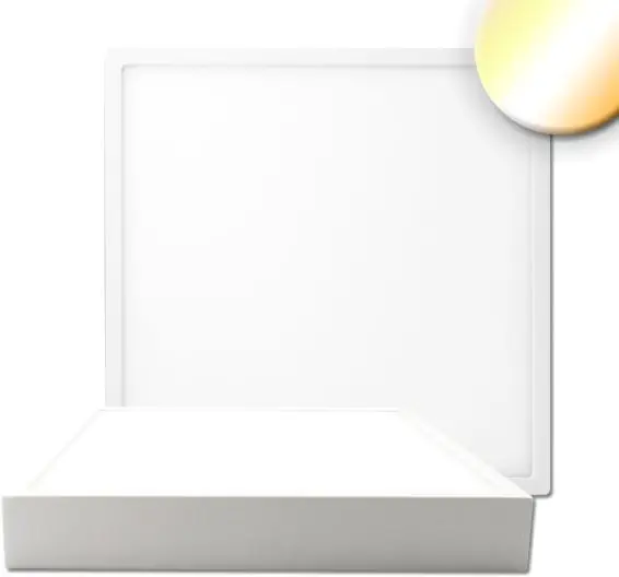 ISOLED LED Deckenleuchte PRO weiß, 30W, 300x300mm, ColorSwitch 2700|3000K|4000k, dimmbar Top-Seller