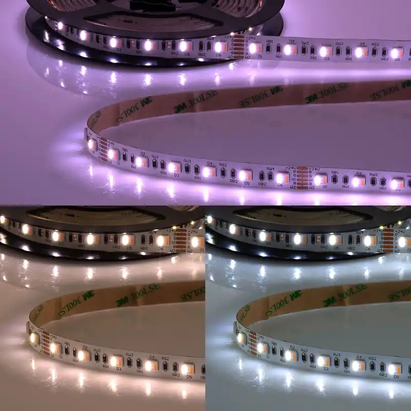 ISOLED LED SIL RGB+W+WW Flexband, 24V, 19W, IP20, 5in1 Chip Solange Der Vorrat Reicht
