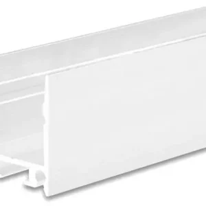 Ausverkauf ISOLED LED Aufbauleuchtenprofil HIDE SINGLE Aluminium weiß RAL 9003, 200cm