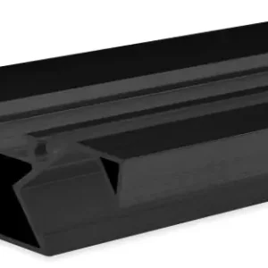 Top-Preis ISOLED LED Aufbauleuchtenprofil HIDE ASYNC Aluminium schwarz RAL 9005, 200cm
