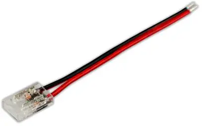 ISOLED Clip-Kabelanschluss Universal (max. 5A) für alle 2-pol. IP20 Flexstripes mit Breite 8mm Echt