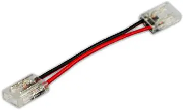 Nur Heute ISOLED Clip-Verbinder mit Kabel Universal (max. 5A) für alle 2-pol. IP20 Flexstripes mit Breite 8mm