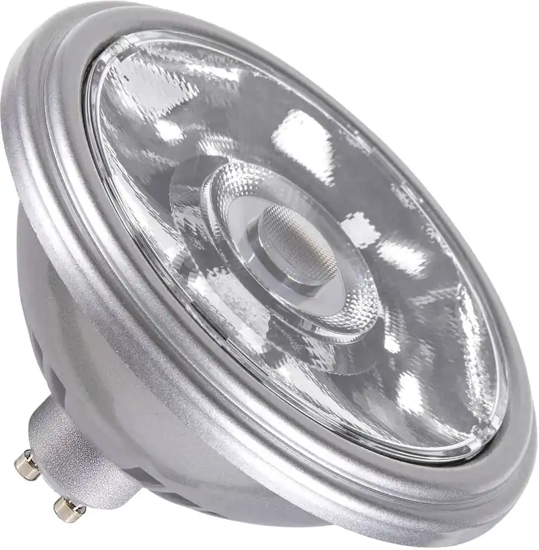 Sonderaktion SLV QPAR111 GU10, LED Leuchtmittel silber 12,5W 2700K CRI90 10°