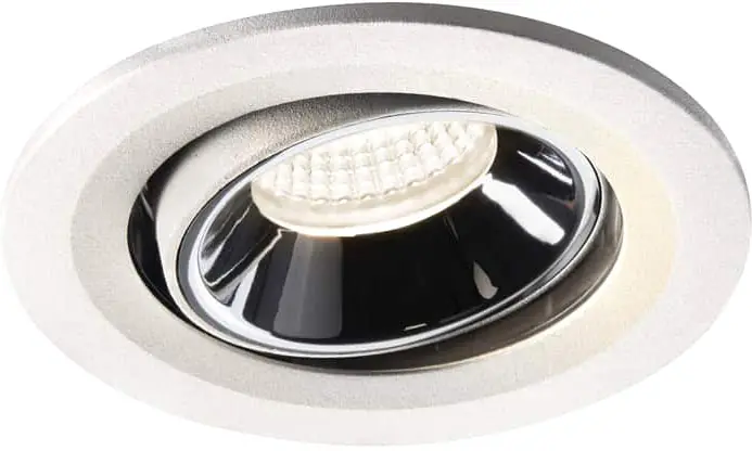 SLV NUMINOS® MOVE S, Deckeneinbauleuchte weiß / chrom 4000K 55° Günstig