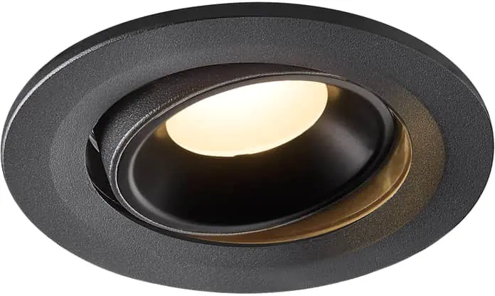 SLV NUMINOS® MOVE S, Deckeneinbauleuchte schwarz 3000K 40° Geprüft