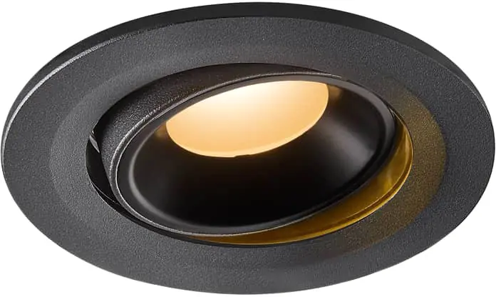 SLV NUMINOS® MOVE S, Deckeneinbauleuchte schwarz 2700K 55° Finale Aktion