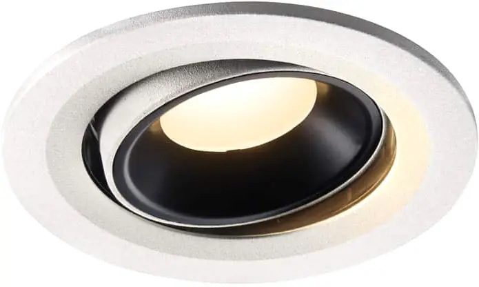 SLV NUMINOS® MOVE S, Deckeneinbauleuchte weiß / schwarz 3000K 40° Jetzt Kaufen