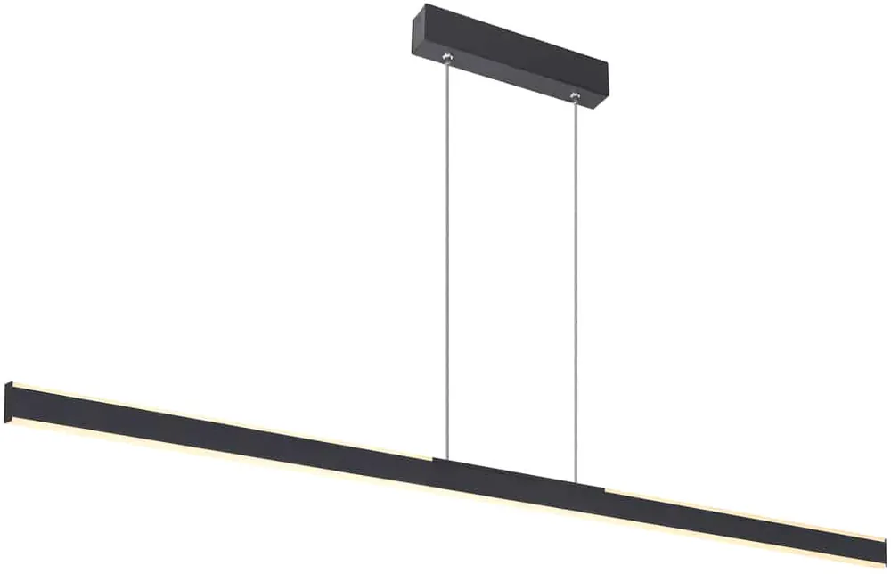 Echt SLV ONE LINEAR 140 PHASE up/down, Pendelleuchte schwarz 35W 2700/3000K