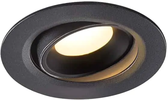 Zertifiziert SLV NUMINOS® MOVE XS, Deckeneinbauleuchte schwarz 3000K 55°