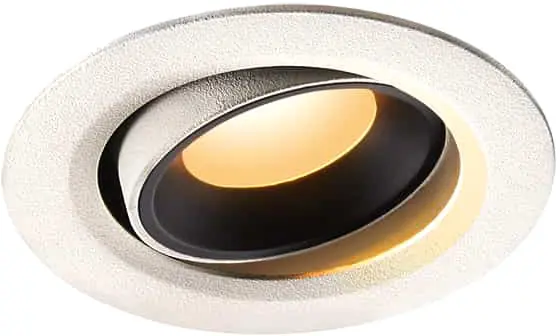 SLV NUMINOS® MOVE XS, Deckeneinbauleuchte weiß / schwarz 2700K 55° Ausverkauf