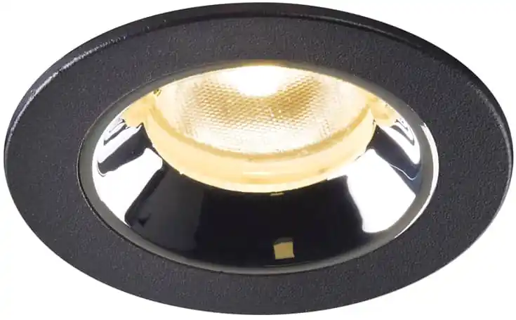 SLV NUMINOS® XS, Deckeneinbauleuchte schwarz / chrom 3000K 40° Super-Preis