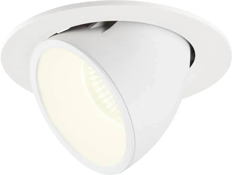 SLV NUMINOS® GIMBLE L, Deckeneinbauleuchte weiß 4000K 40° Markenware