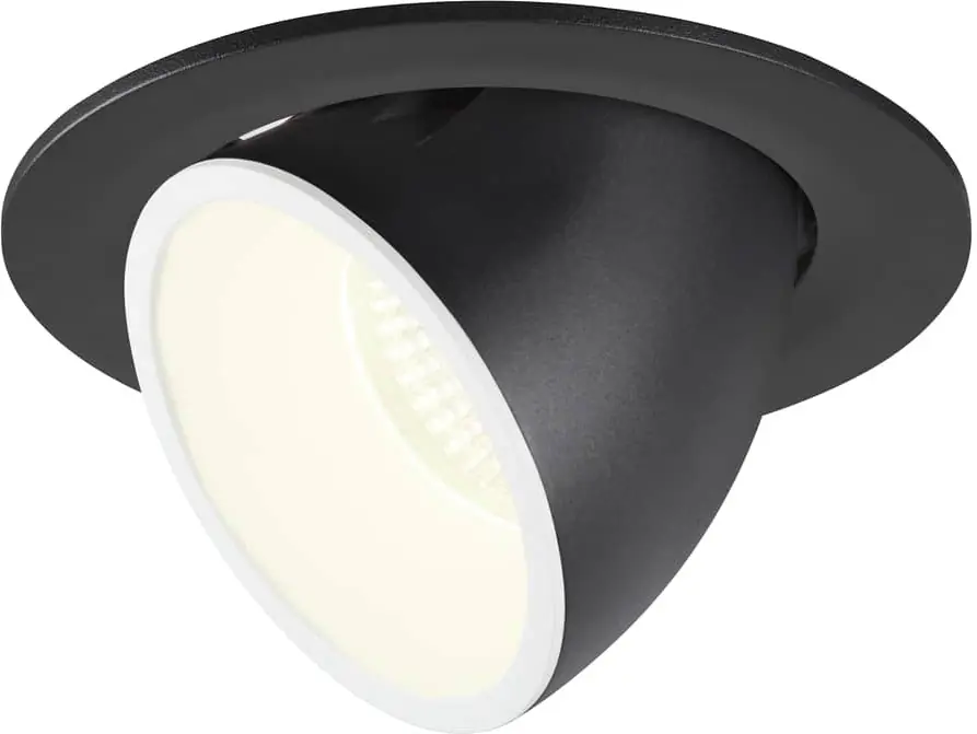 Schnäppchen SLV NUMINOS® GIMBLE L, Deckeneinbauleuchte schwarz / weiß 4000K 20°