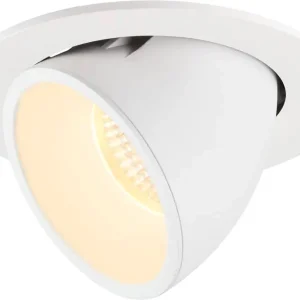 Zertifiziert SLV NUMINOS® GIMBLE L, Deckeneinbauleuchte weiß 3000K 55°