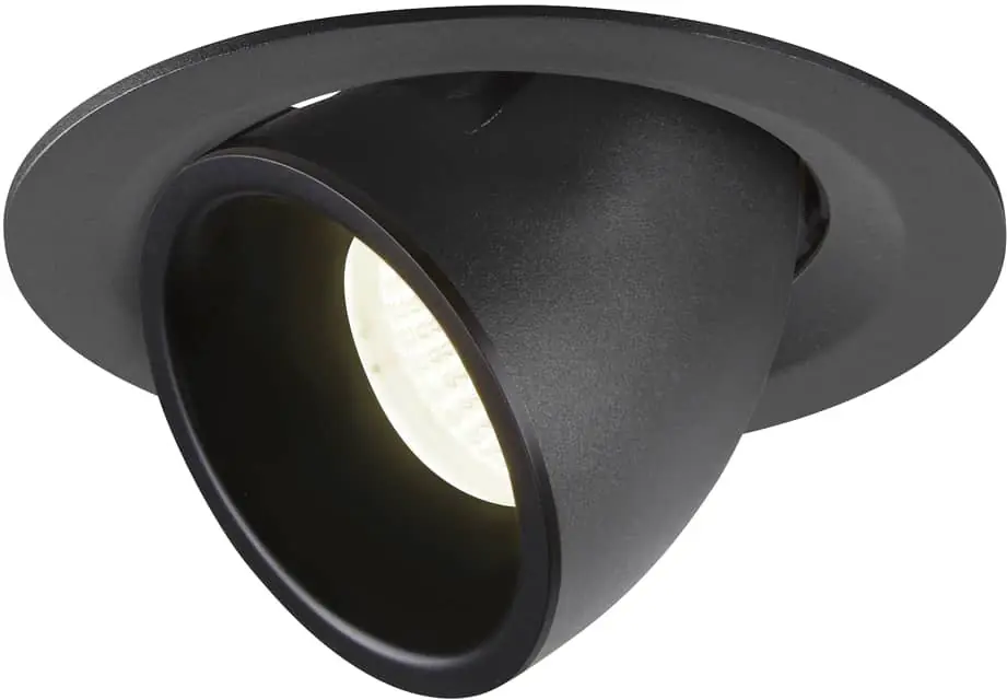 SLV NUMINOS® GIMBLE M, Deckeneinbauleuchte schwarz 4000K 40° Solange Der Vorrat Reicht