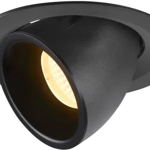 Zertifiziert SLV NUMINOS® GIMBLE M, Deckeneinbauleuchte schwarz 3000K 40°