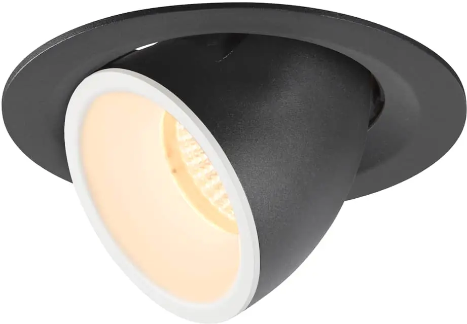 Jetzt Bestellen SLV NUMINOS® GIMBLE M, Deckeneinbauleuchte schwarz / weiß 2700K 55°