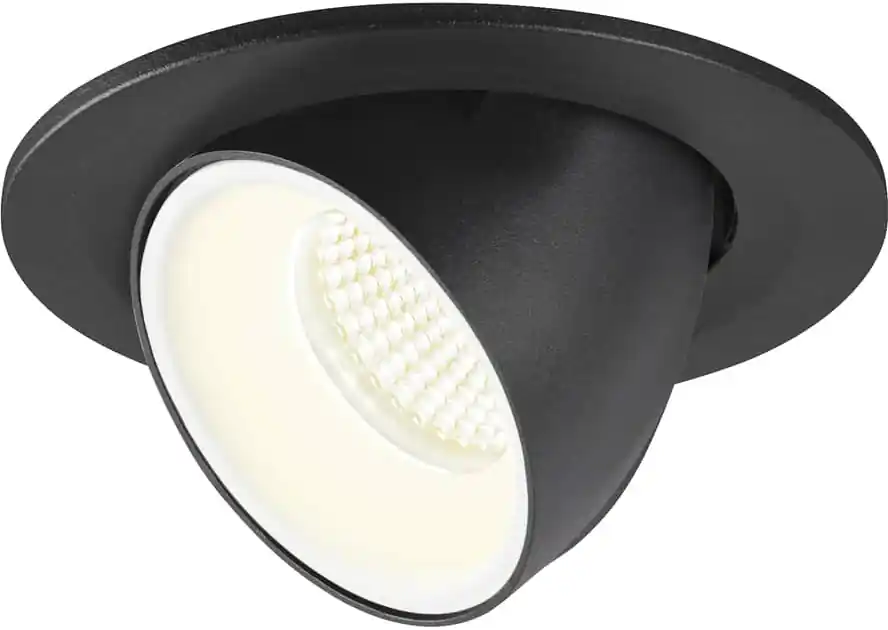 SLV NUMINOS® GIMBLE S, Deckeneinbauleuchte schwarz / weiß 4000K 40° Kostenloser Rückversand