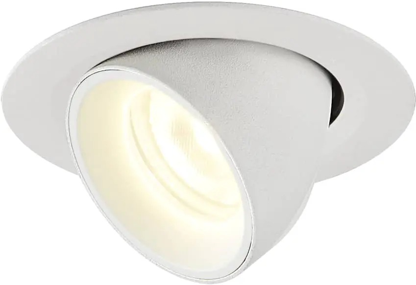SLV NUMINOS® GIMBLE XS, Deckeneinbauleuchte weiß 4000K 55° Nur Heute