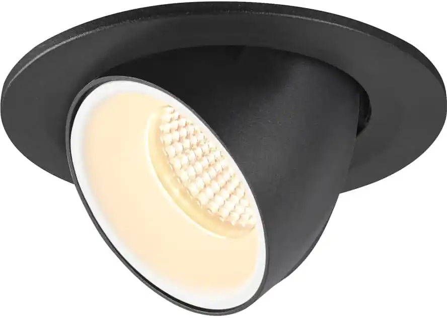 Must-Have SLV NUMINOS® GIMBLE S, Deckeneinbauleuchte schwarz / weiß 3000K 40°