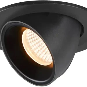 Ausverkauf SLV NUMINOS® GIMBLE S, Deckeneinbauleuchte schwarz 2700K 55°