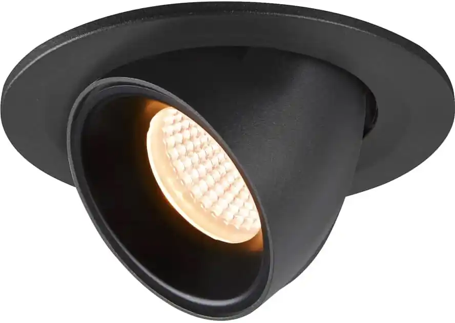Ausverkauf SLV NUMINOS® GIMBLE S, Deckeneinbauleuchte schwarz 2700K 55°
