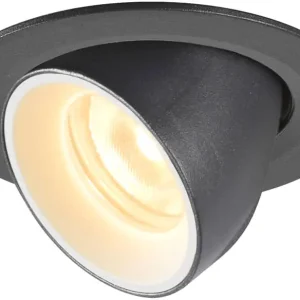 Begrenztes Angebot SLV NUMINOS® GIMBLE XS, Deckeneinbauleuchte schwarz / weiß 3000K 20°