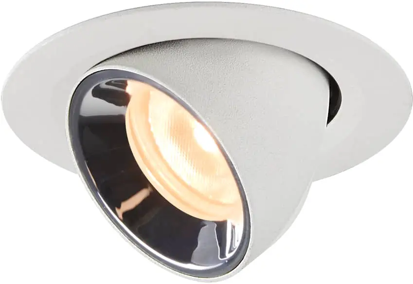 SLV NUMINOS® GIMBLE XS, Deckeneinbauleuchte weiß / chrom 2700K 40° Top-Angebot