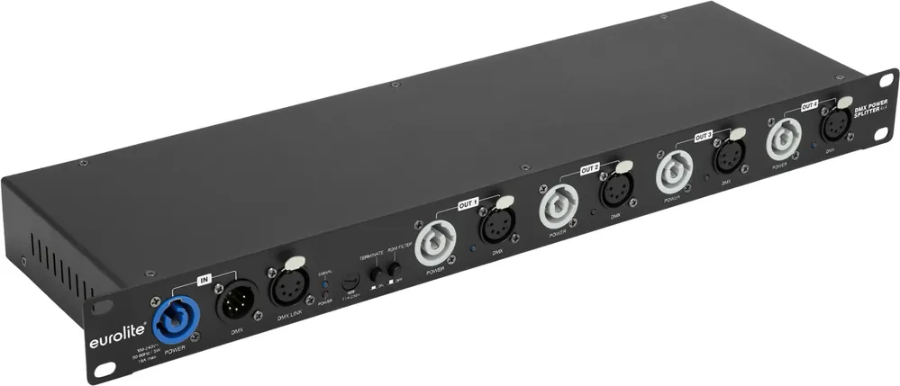 Aktuell EUROLITE DMX Power Splitter 4x4 5-pol XLR