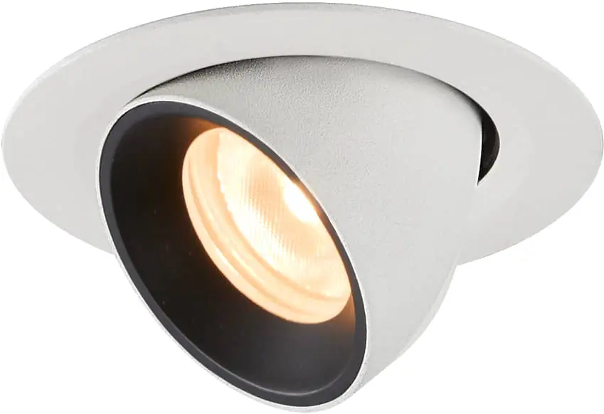 Jetzt Kaufen SLV NUMINOS® GIMBLE XS, Deckeneinbauleuchte weiß / schwarz 2700K 40°