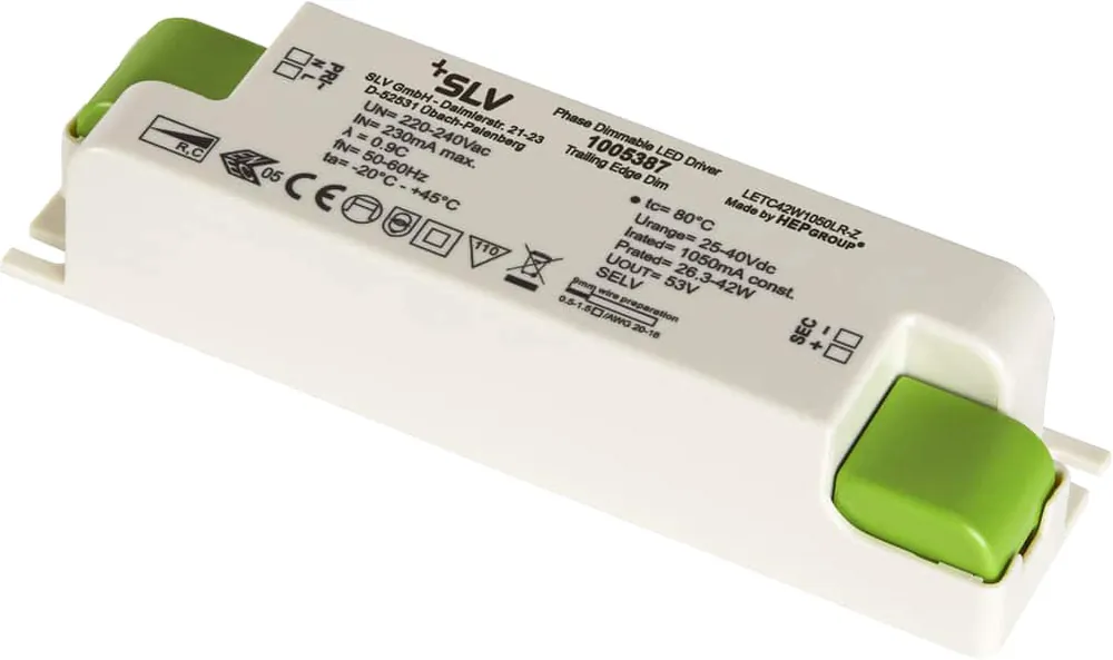 SLV LED Treiber, 40W 1000mA PHASE Wochenendangebot