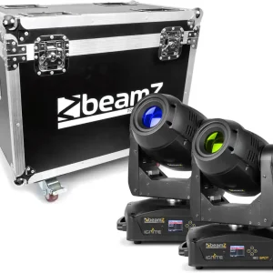 beamZ Pro IGNITE180 Spot LED Moving Head 2 Stück im Flightcase Highlight