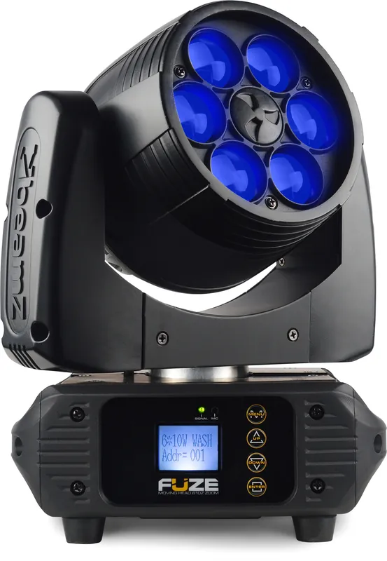 Kostenfreie Lieferung beamZ Fuze610Z Wash 6x 10W LED Moving Head Zoom