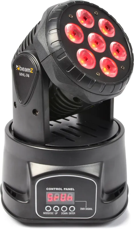 beamZ MHL74 Mini Moving Head 7x 10W 4-in-1 LED Sale