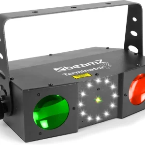 Jetzt Kaufen beamZ Terminator IV LED Double Moon mit Laser und Stroboskop