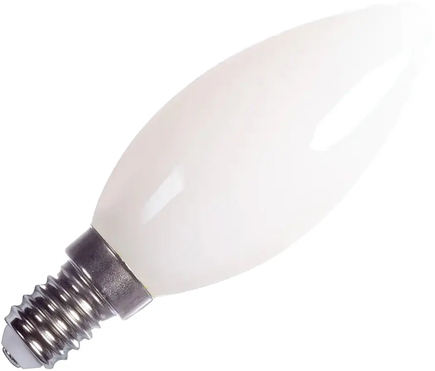 SLV C35 E14, LED Leuchtmittel gefrosted 4,2W 2700K CRI90 320° Garantierte Lieferung