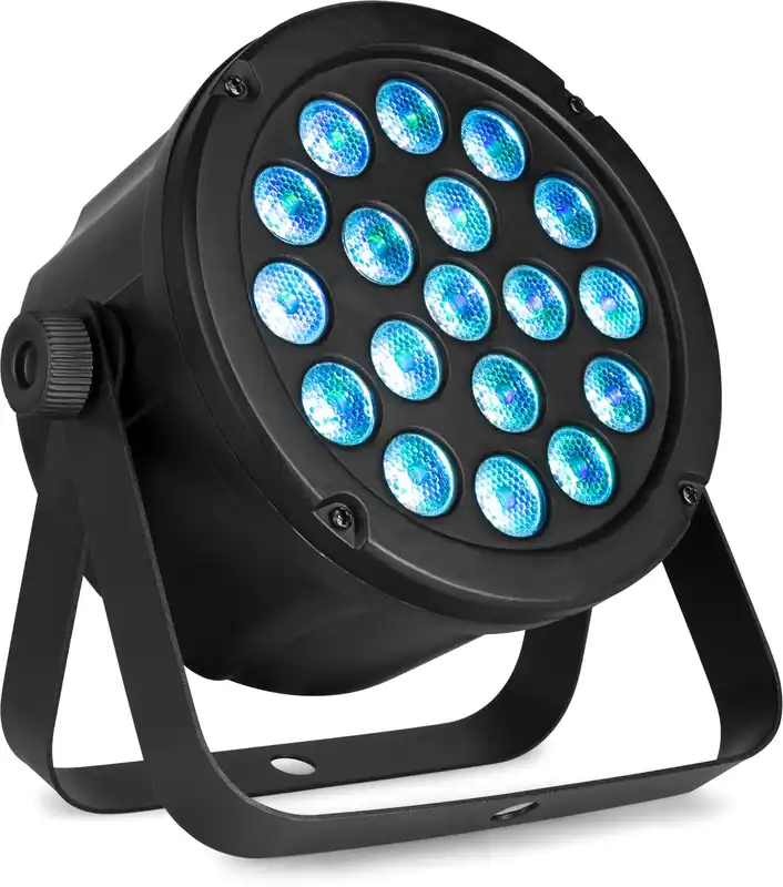 Nur Heute beamZ SlimPAR45 18x 3W 3-in-1 RGB LEDs DMX